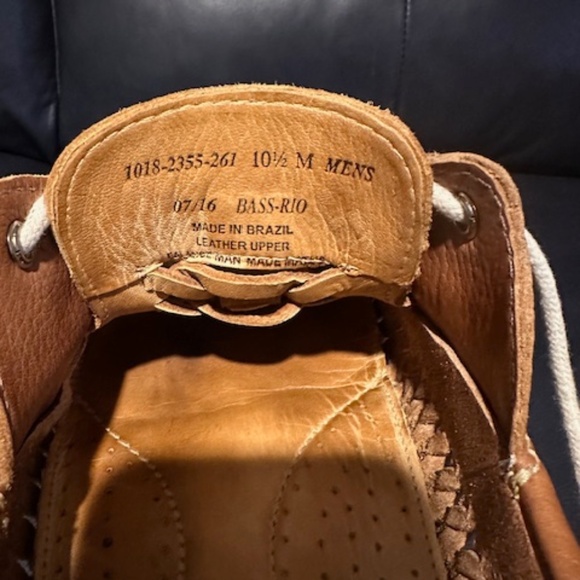 Mens Bass leather loafers - Picture 6 of 6